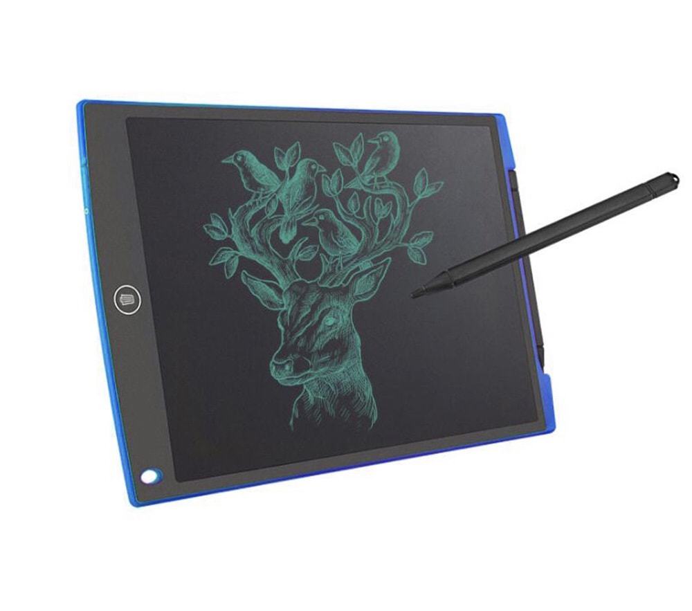 Tablette De Dessin LCD 12 Pouces Pour Enfants - Écran Couleur, Effaçable, Réutilisable - Cadeau éducatif Et Créatif (Rose)