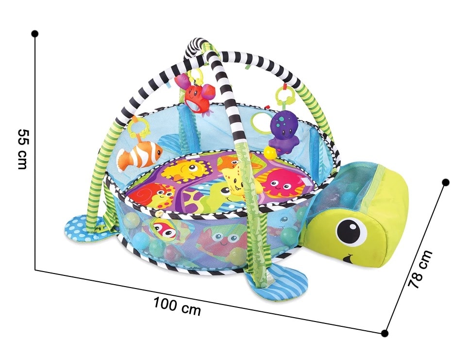 Tapis-d’éveil-et-piscine-à-balle-30balles