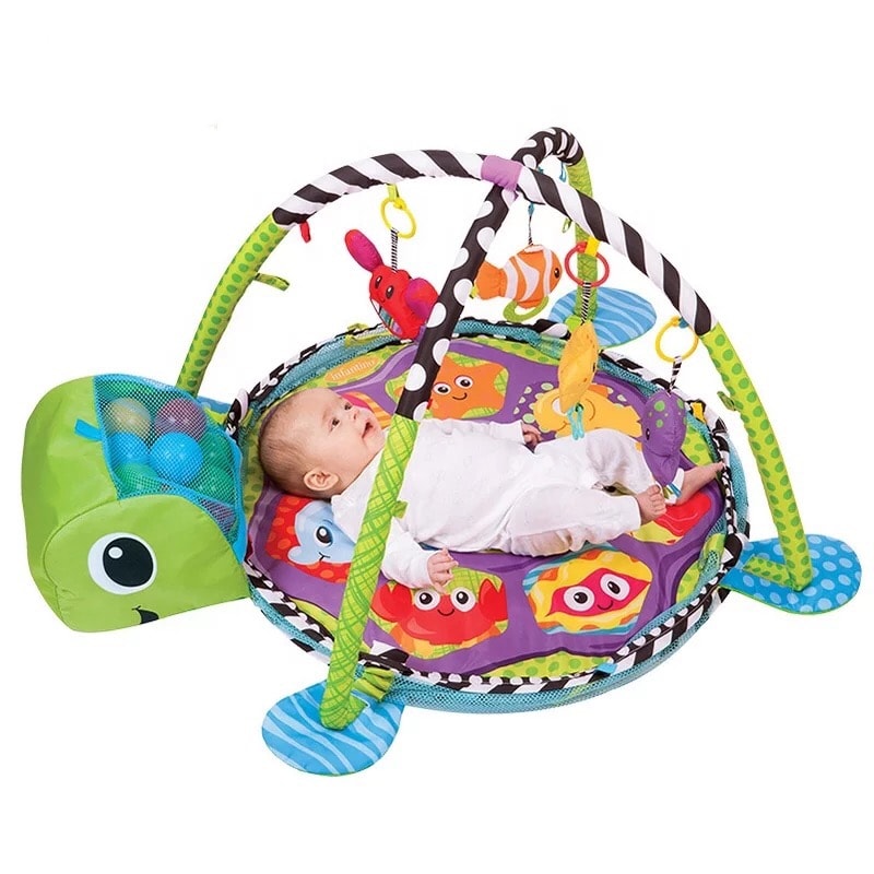 Tapis-d’éveil-et-piscine-à-balle-30balles