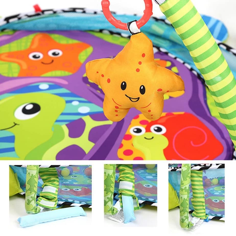 Tapis-d’éveil-et-piscine-à-balle-30balles